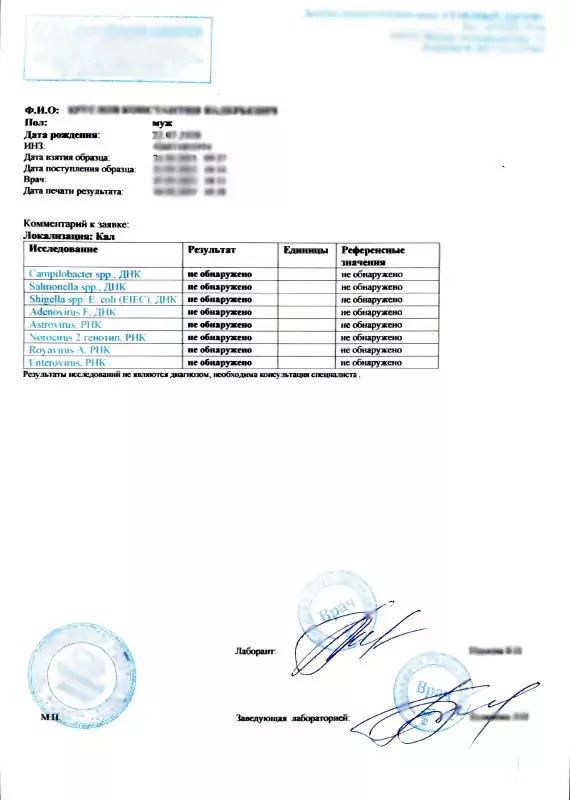 Анализ кала на кишечную группу